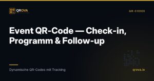 Event QR-Code — Check-in, Programm & Follow-up